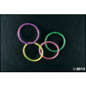 Plastic Water Glitter Bracelets<br>1 dozen